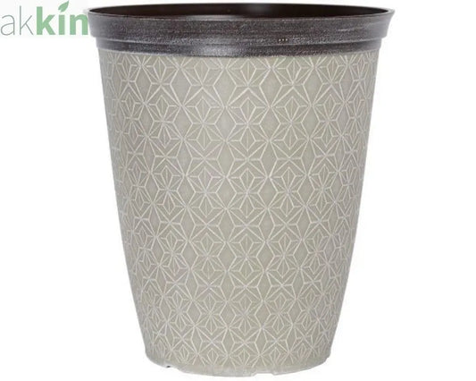 Phoebe Decorative Planter Tall 12.5" - Classic Creamy Fusion AK Kin Garden Supplies