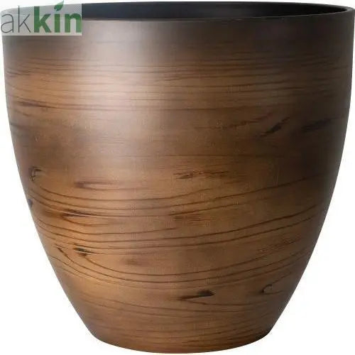 Planter Natural 33cm  Dark Brown AK Kin Garden Supplies