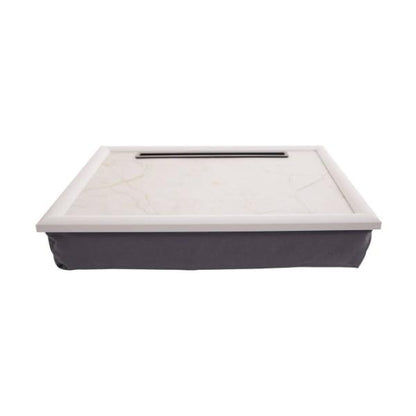 Portada Ecru Marble Lap Tray with Ipad Holder House, Home & Garden