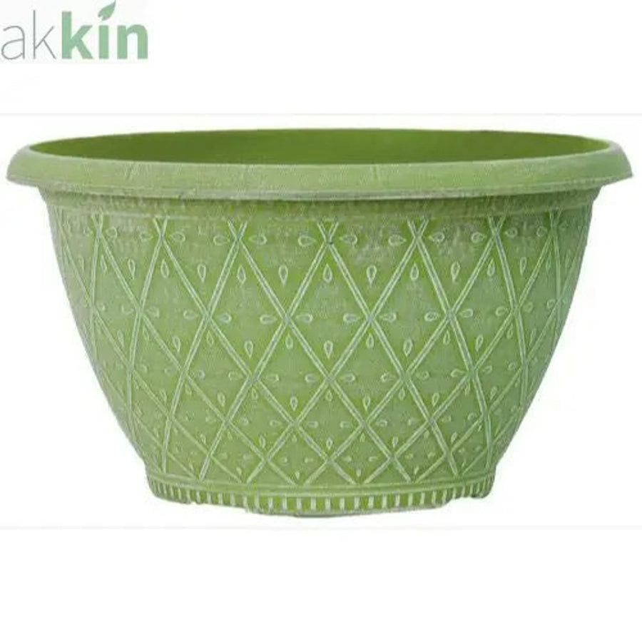 Prisma Decorative Bowl 10" - Moss Green AK Kin Garden Supplies
