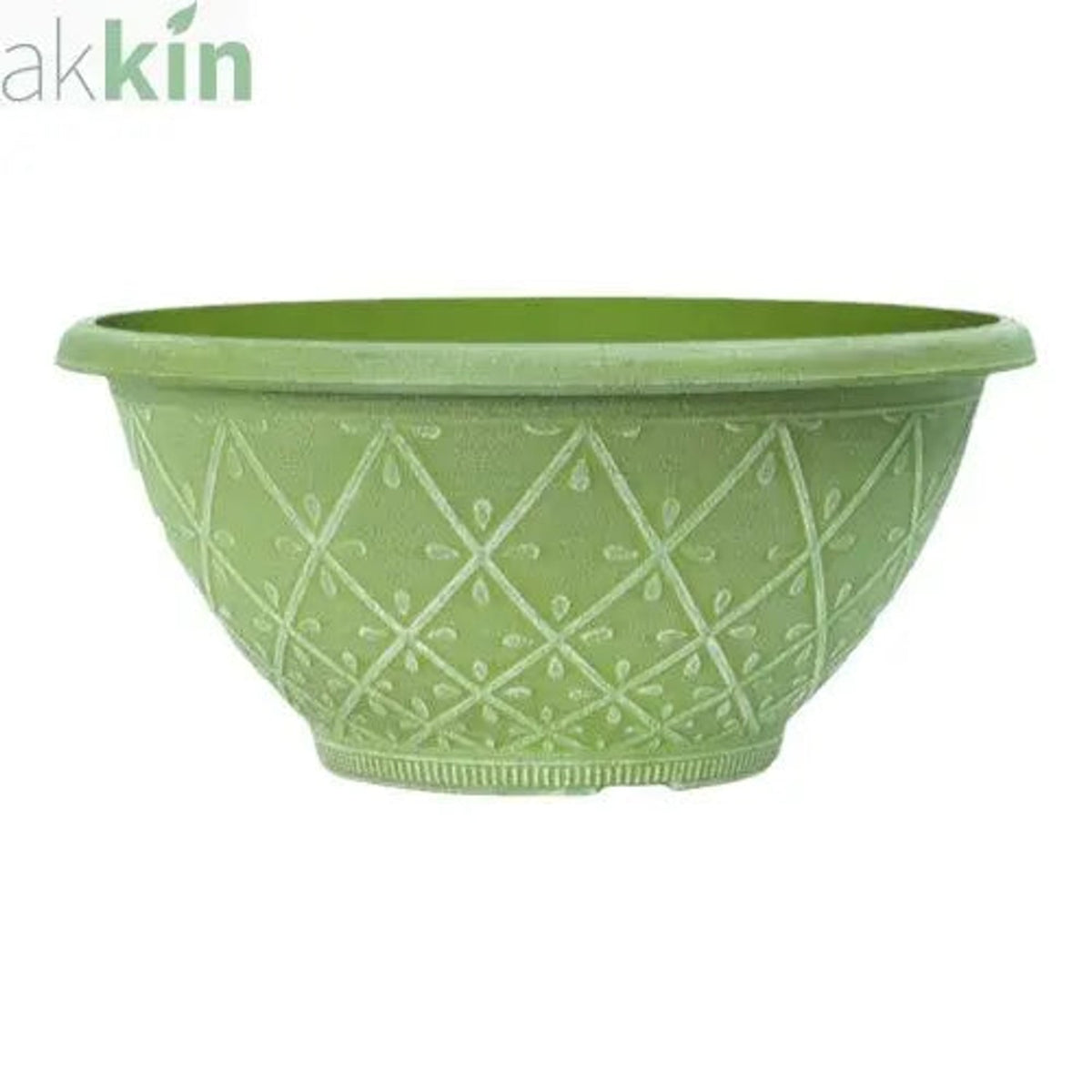 Prisma Decorative Bowl 12" - Moss Green AK Kin Garden Supplies