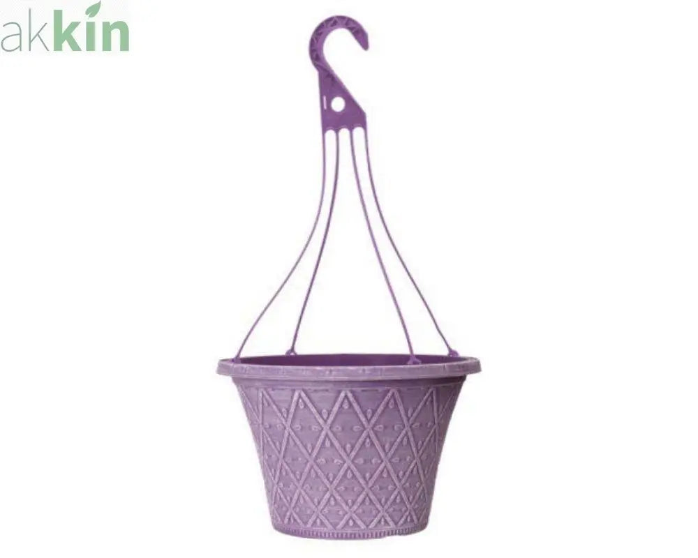 Prisma Decorative Hanging Basket 12" - Raisin AK Kin Garden Supplies