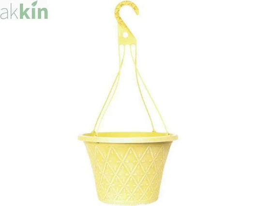 Prisma Decorative Hanging Basket 12" - Sunglow Yellow AK Kin Garden Supplies