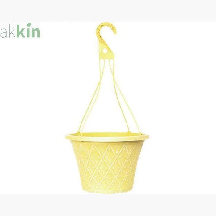 Prisma Decorative Hanging Basket 12" - Sunglow Yellow AK Kin Garden Supplies