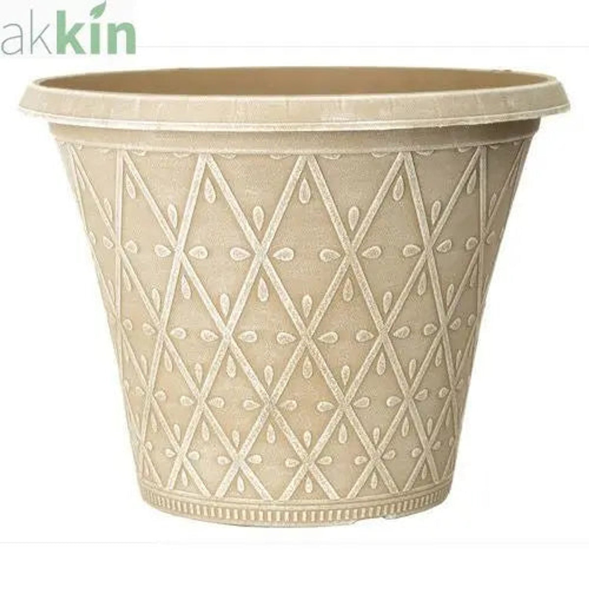 Prisma Decorative Plant Pot Round 12" - Ginger AK Kin Garden Supplies