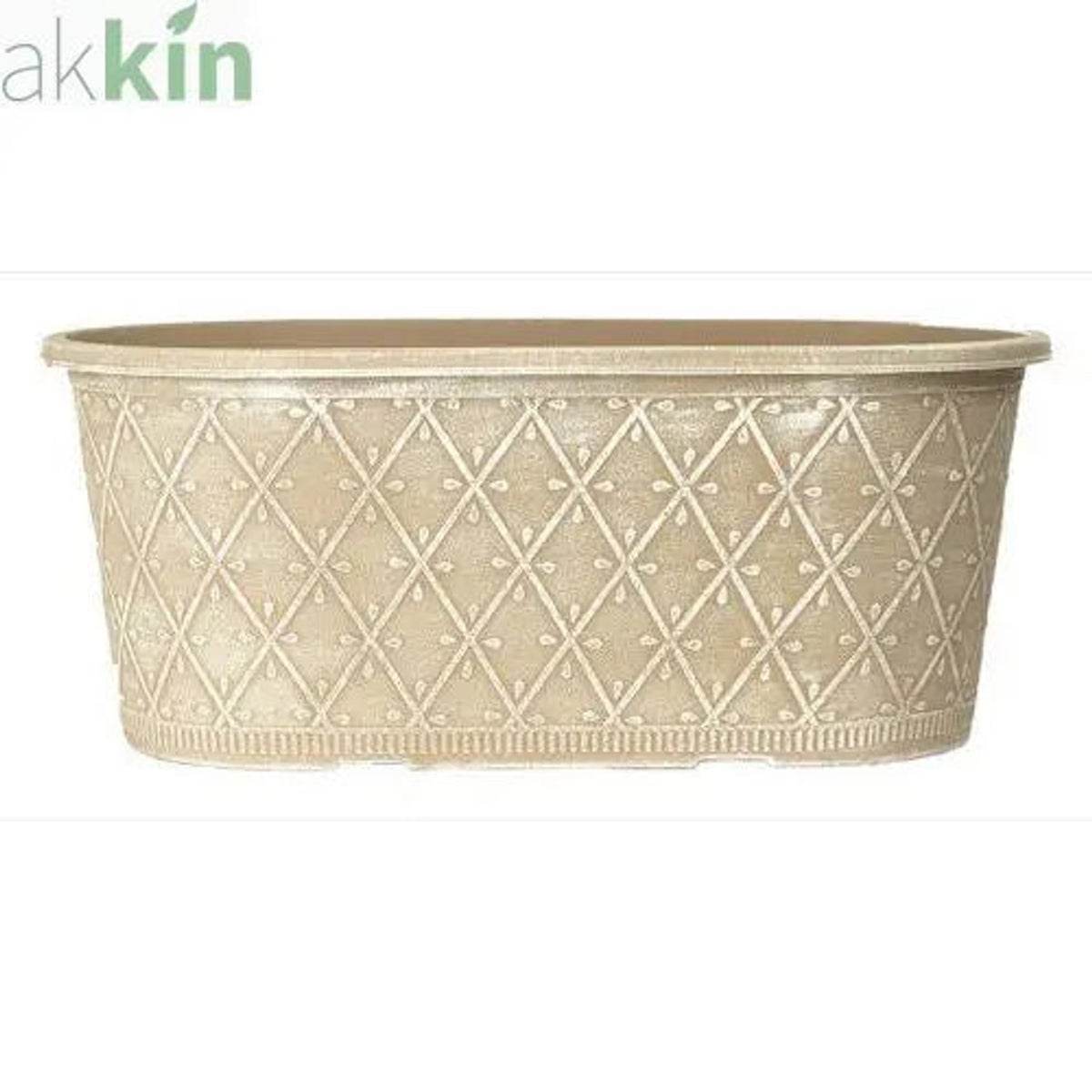 Prisma Decorative Planter Oval 16" - Ginger AK Kin Garden Supplies