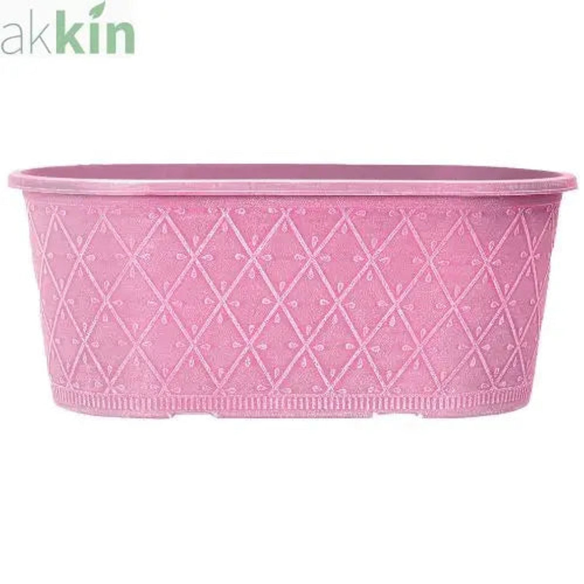 Prisma Decorative Planter Oval 16" - Raspberry Pink AK Kin Garden Supplies
