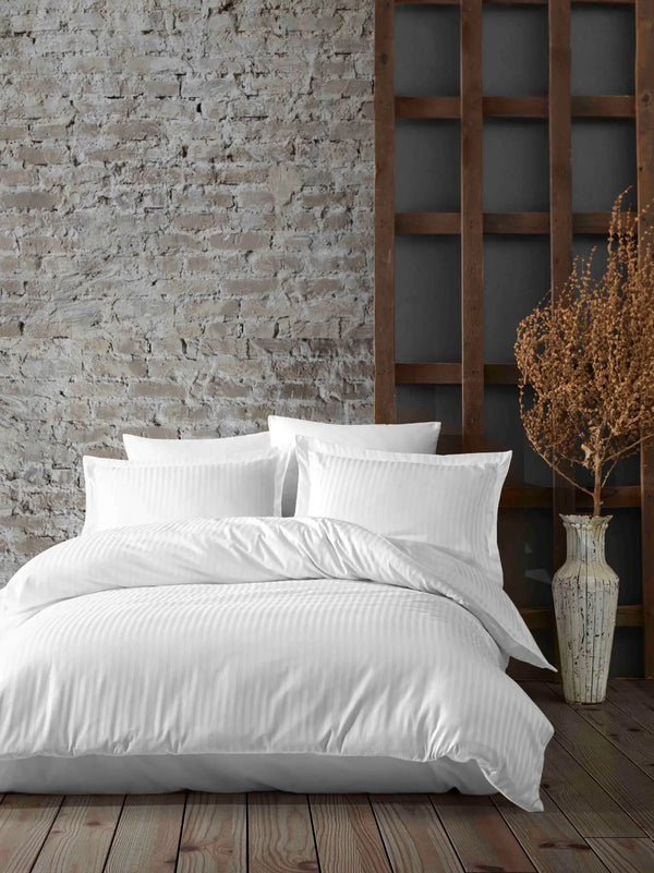 Pure Collection Cotton Sateen 6-Piece Duvet Cover Set - Double Bed AK Kin Garden Supplies