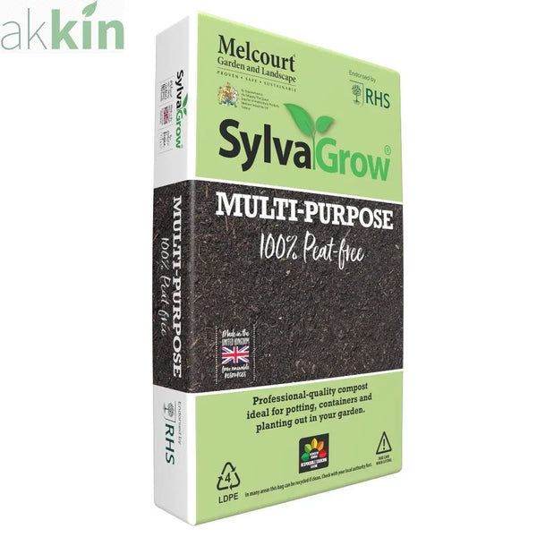 RHS Endorsed Melcourt Sylvagrow Peat Free Compost 40lt AK Kin Garden Supplies