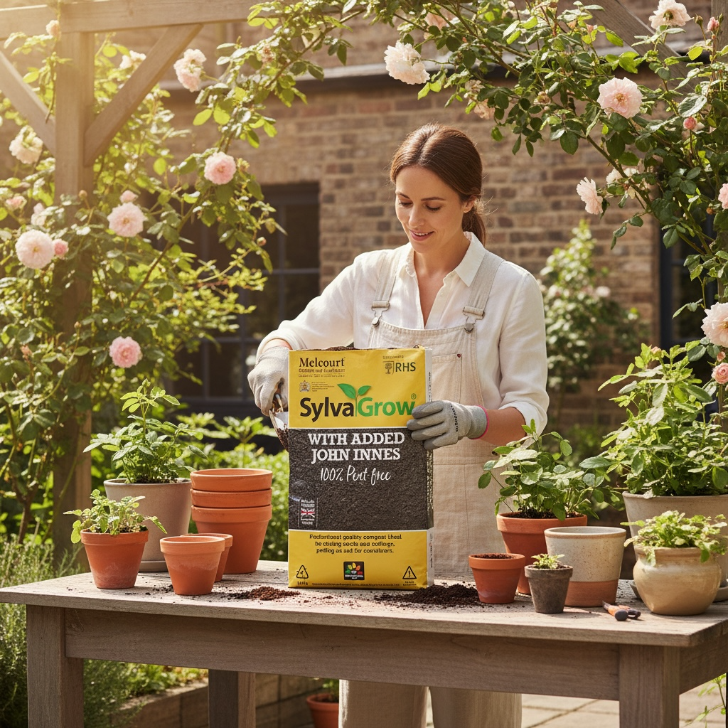 RHS Melcourt Sylvagrow All Purpose Compost with Added John Innes 15 Litre AK Kin Garden Supplies