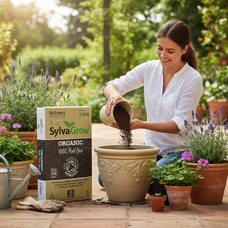 RHS Melcourt Sylvagrow Organic Compost 15lt House, Home & Garden