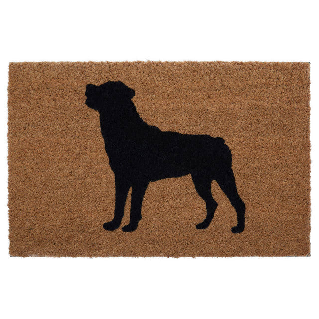 Rottweiler Coir Doormat H2 x D40 x W60 House, Home & Garden