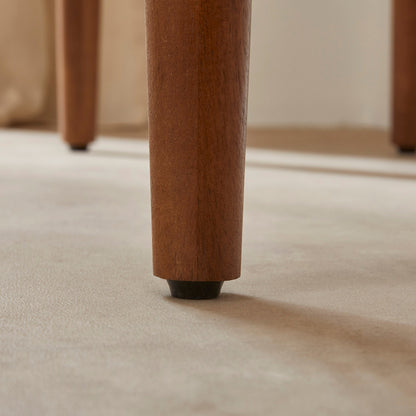 Scandinavian Walnut Oslo Bedside Table Fishe and Lilly