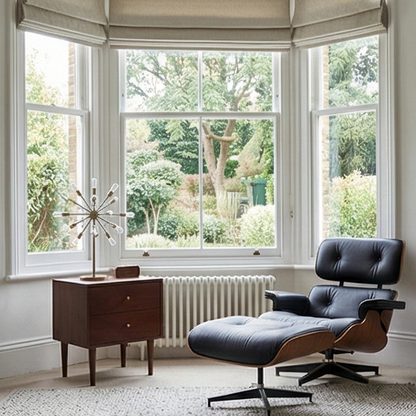 Scandinavian Walnut Oslo Bedside Table Fishe and Lilly