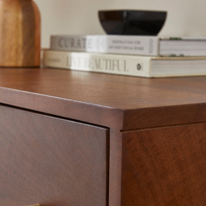 Scandinavian Walnut Oslo Chest of 3 Drawers Fishe and Lilly