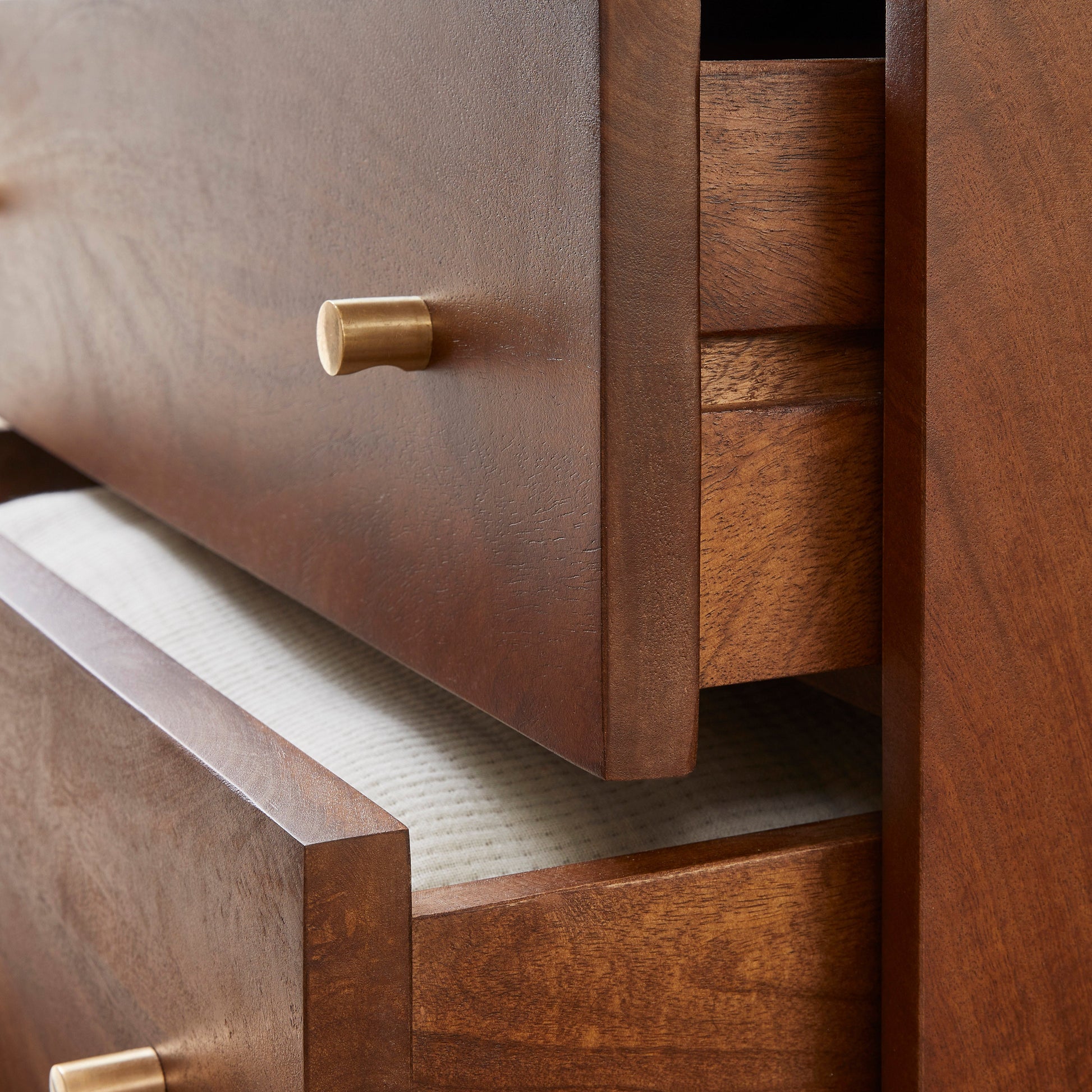 Scandinavian Walnut Oslo Chest of 3 Drawers Fishe and Lilly