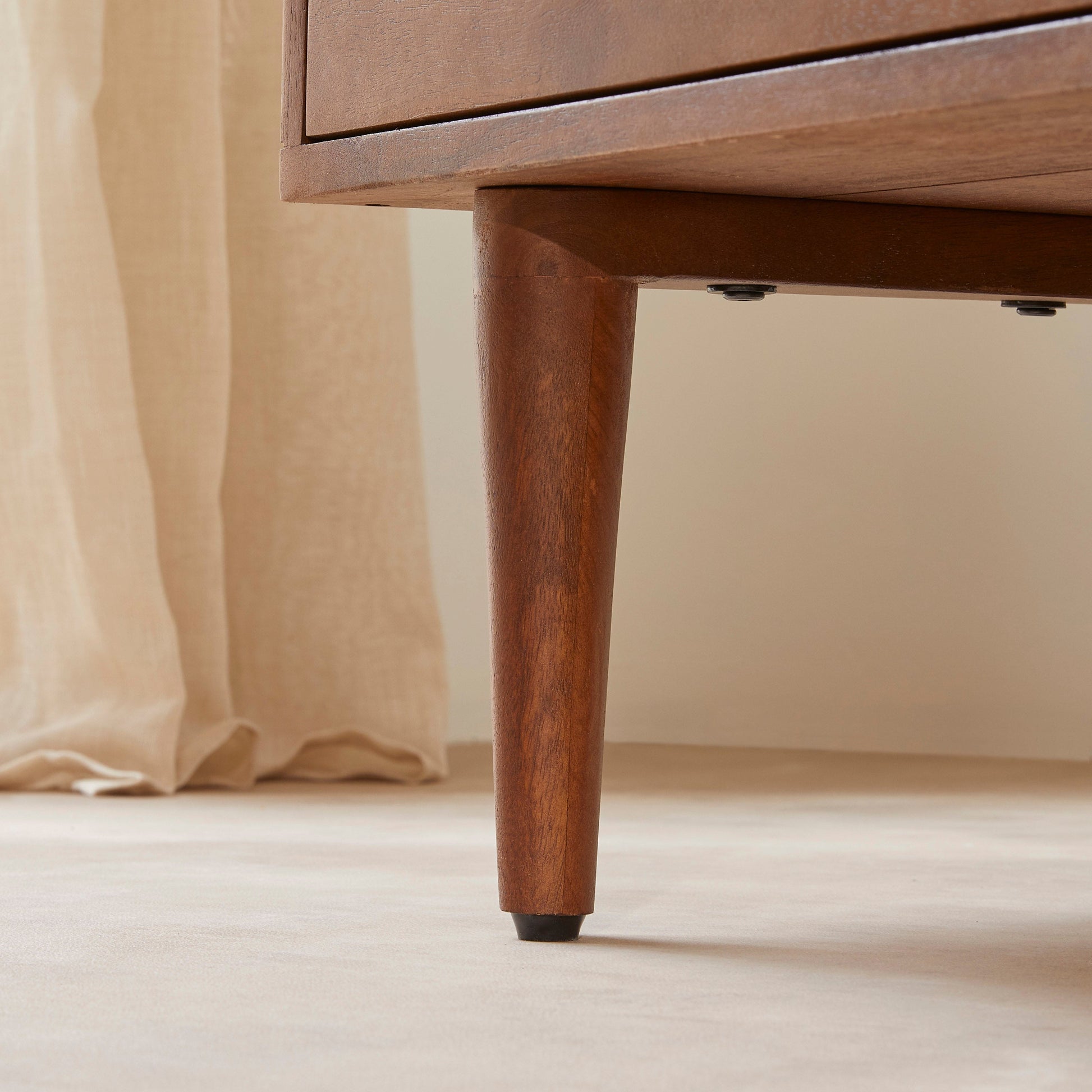 Scandinavian Walnut Oslo Chest of 3 Drawers Fishe and Lilly