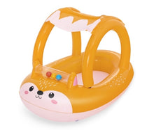 Friendly Fox Shaded Baby Boat Float