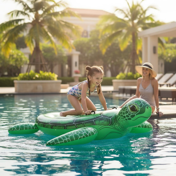 Tidal Turtle Ride-On Pool Float