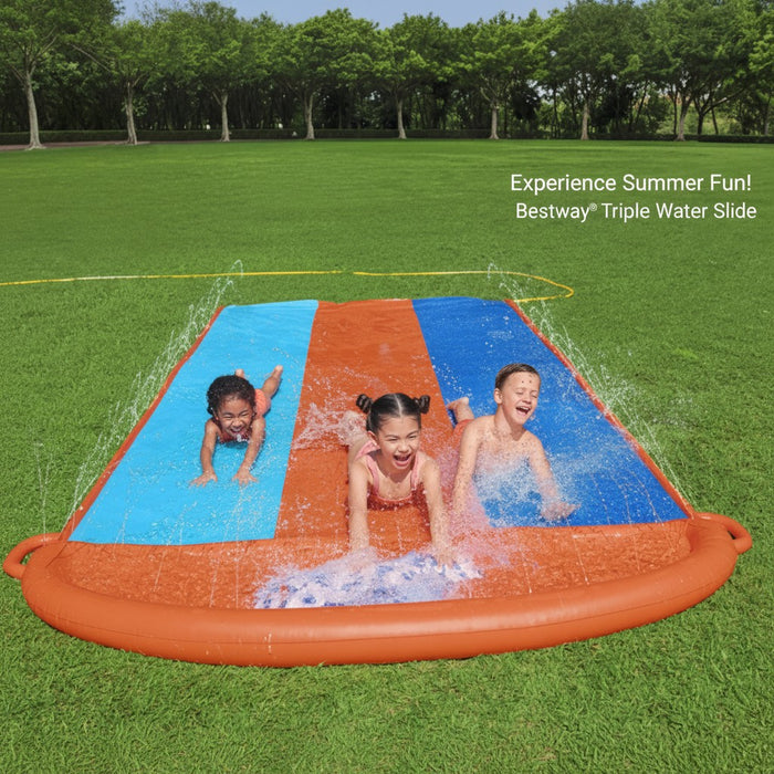 H2Ogo! 16"/4.88m Triple Water Slip n Slide