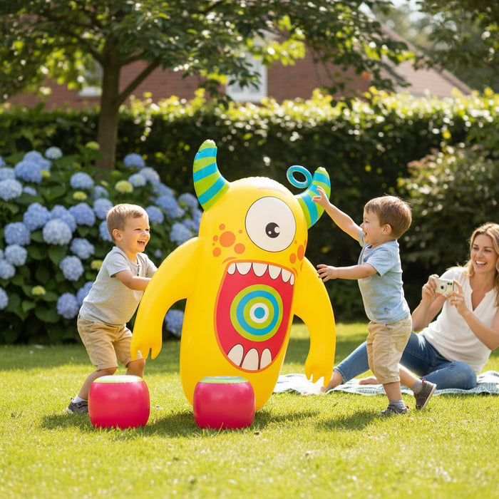 Monster Knockout Bop Bag Inflatable Garden Toy
