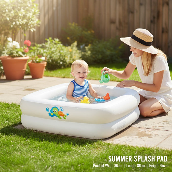Baby Tub Pool White