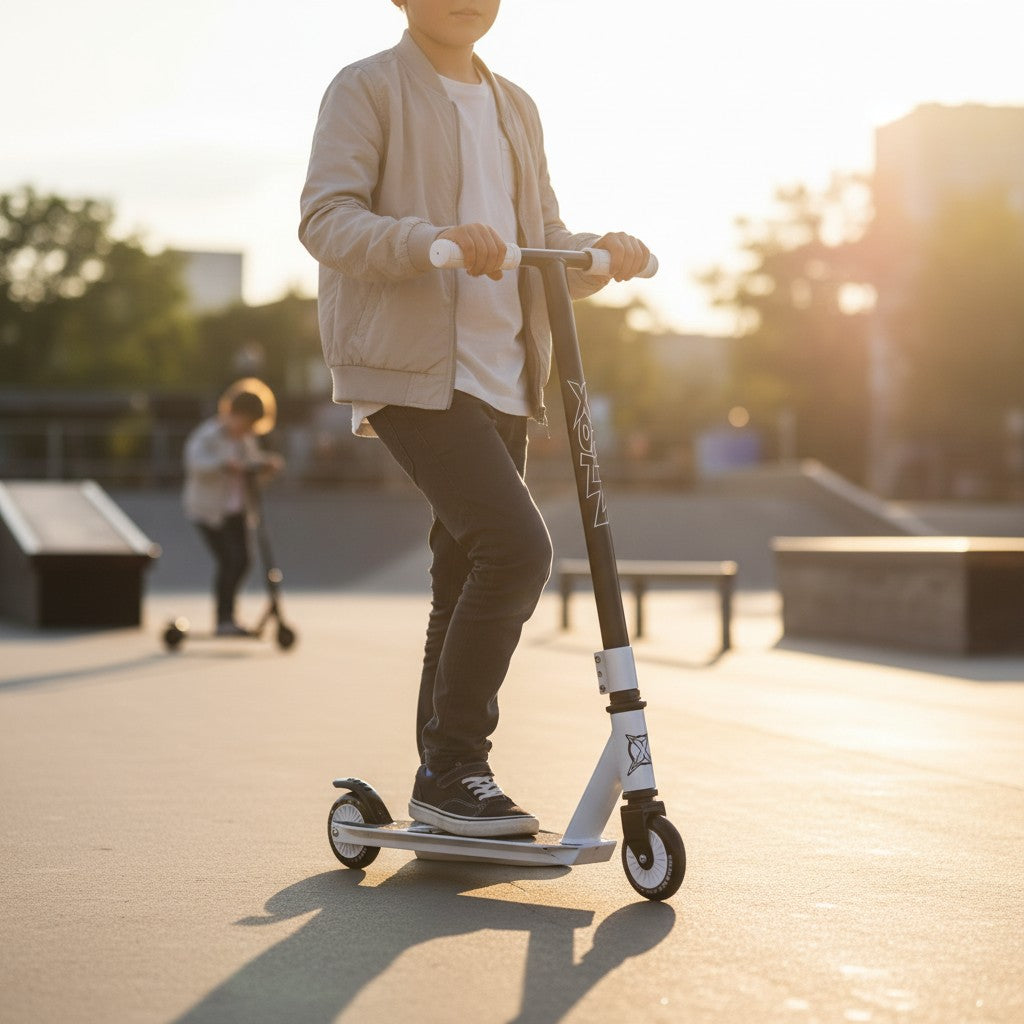 Xootz Stunt Scooter - White