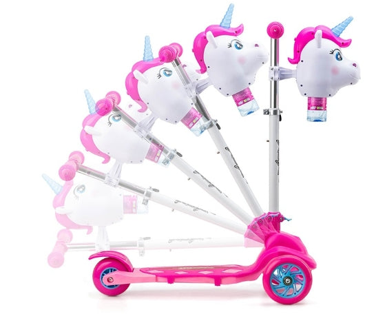 Xootz Unicorn Bubble Go Scooter - White