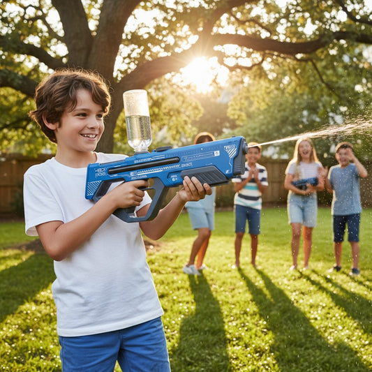 Aqua Blaster AB-400 40cm Electric Water Gun - Blue