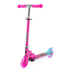 Xootz Wild Rider LED Scooter - Pink