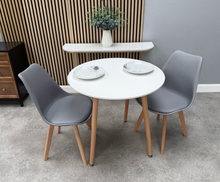 Jamie Lorenzo Halo Round Dining Set of 2
