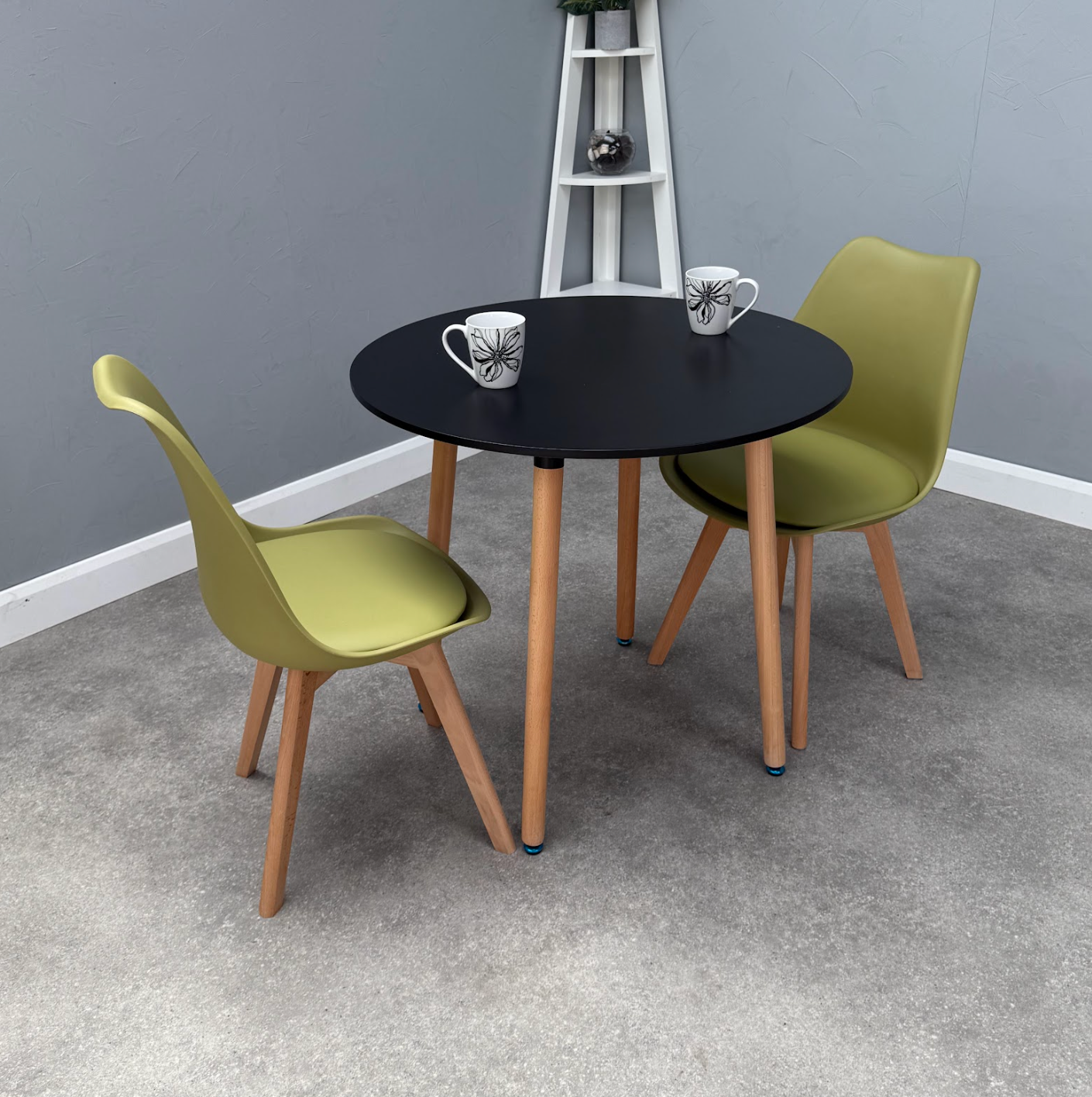 Jamie Lorenzo Halo Round Dining Set of 2