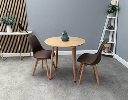 Jamie Lorenzo Halo Round Dining Set of 2