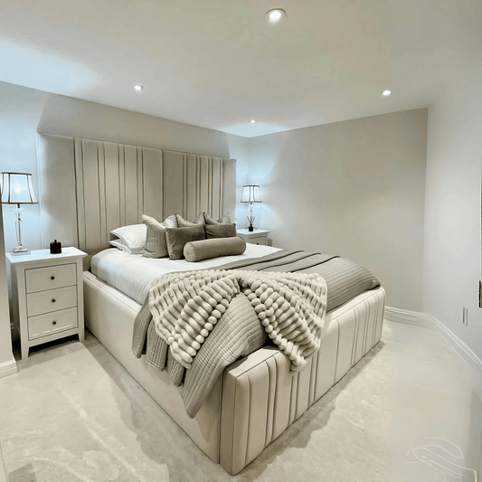 Selena Bed High Base UK Beds Direct ltd