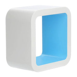 Set Of Three Varied White Wall Cubes House, Home & Garden