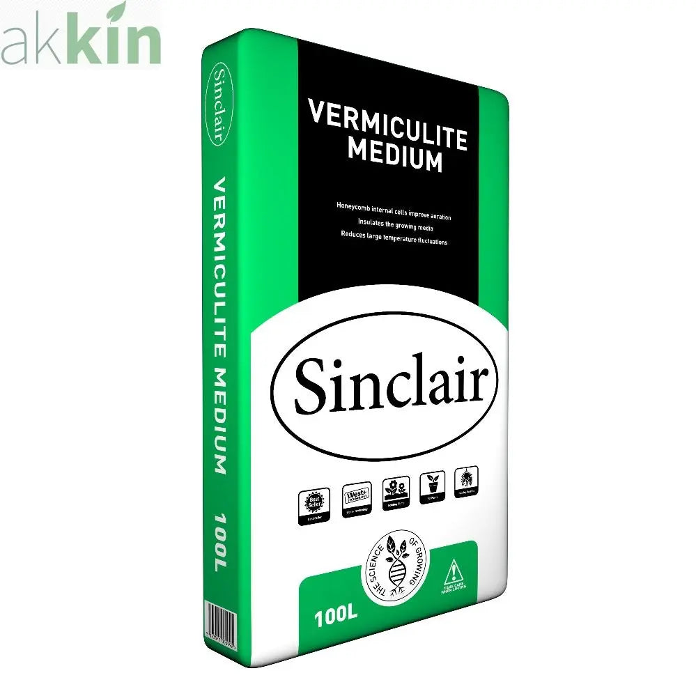 Sinclair Horticultural Vermiculite Medium 100 Litre AK Kin Garden Supplies
