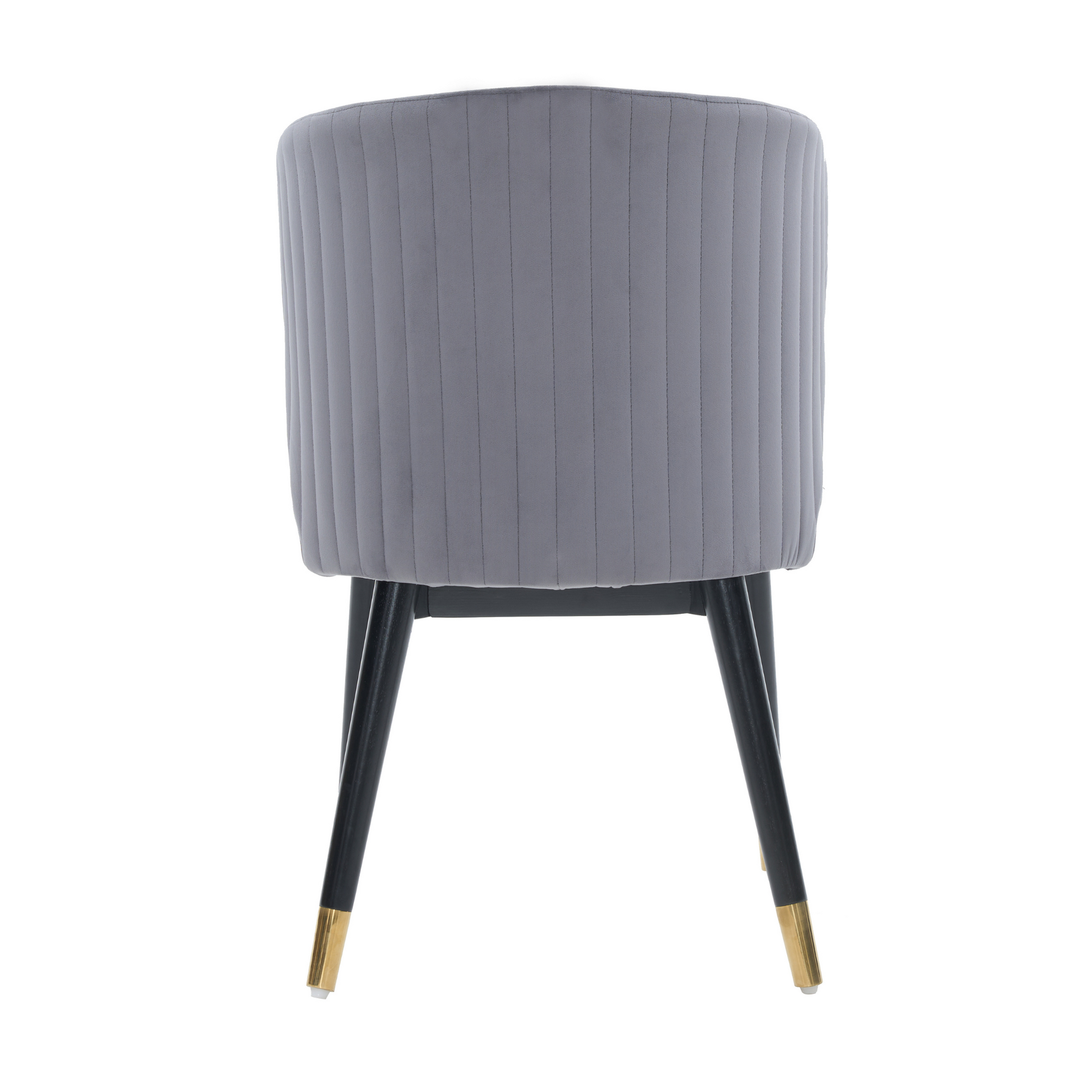 Sofina Modern Velvet Dining Chair with Tufted Back – Wooden Frame & Gold-Tipped Rubberwood Legs PN Home