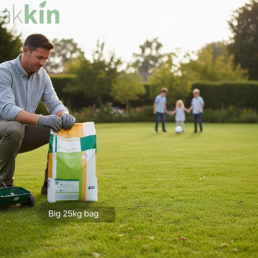 Sportsmaster Cleanrun Pro Turf Feed & Weed 25kg AK Kin Garden Supplies