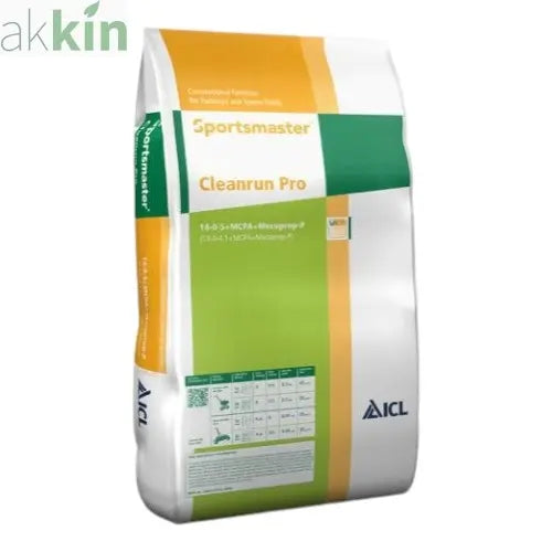 Sportsmaster Cleanrun Pro Turf Feed & Weed 25kg - AK Kin Garden Supplies