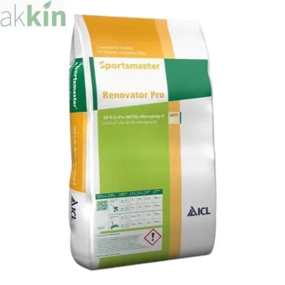 Sportsmaster Renovator Pro Weed Feed & Mosskiller 25kg - AK Kin Garden Supplies
