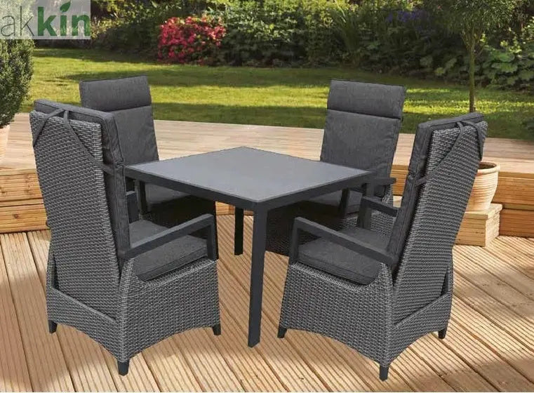 St Tropez Reclining Dining Set AK Kin Garden Supplies