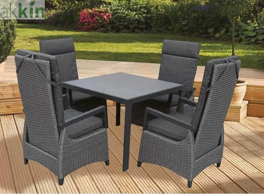 St Tropez Reclining Dining Set AK Kin Garden Supplies