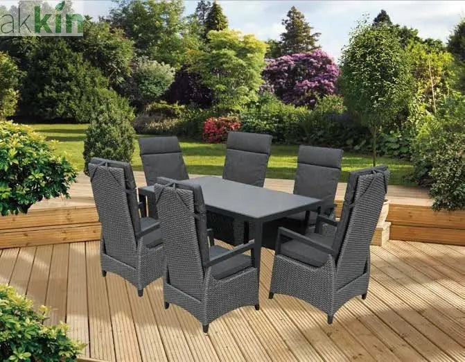 St Tropez Reclining Dining Set AK Kin Garden Supplies