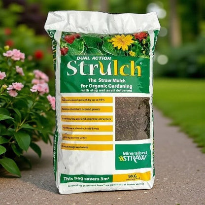 Strulch - Innovative Organic Straw Mulch 9kg AK Kin Garden Supplies