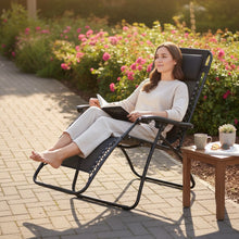SupaGarden Zero Gravity Chair Blush or Black & Grey