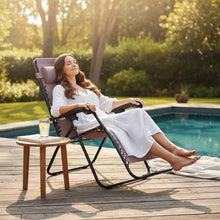 SupaGarden Zero Gravity Chair Blush or Black & Grey