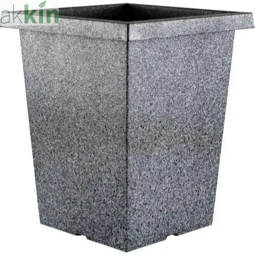 Tall Square Planter 11"  Stone Effect AK Kin Garden Supplies
