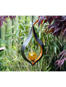 Teardrop Solar Flame Light on Stake 91cm AK Kin Garden Supplies