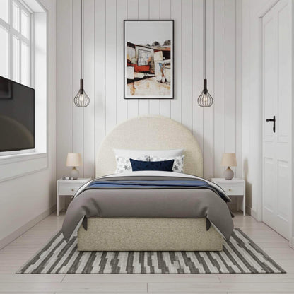 The Little Arc Ottoman Bed Frame: Stylish Storage UK Beds Direct ltd