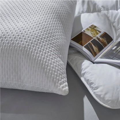 The Silky Soft Pillow - Medium support with luxury soft-touch quilted cover House, Home & Garden